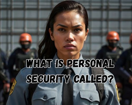 Bodyguard on standby, eyes scanning the scene.