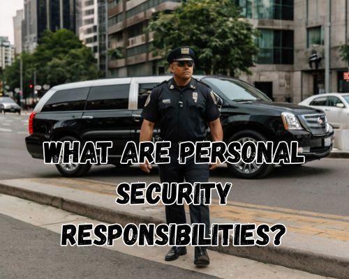 Personal guard waits with purpose.