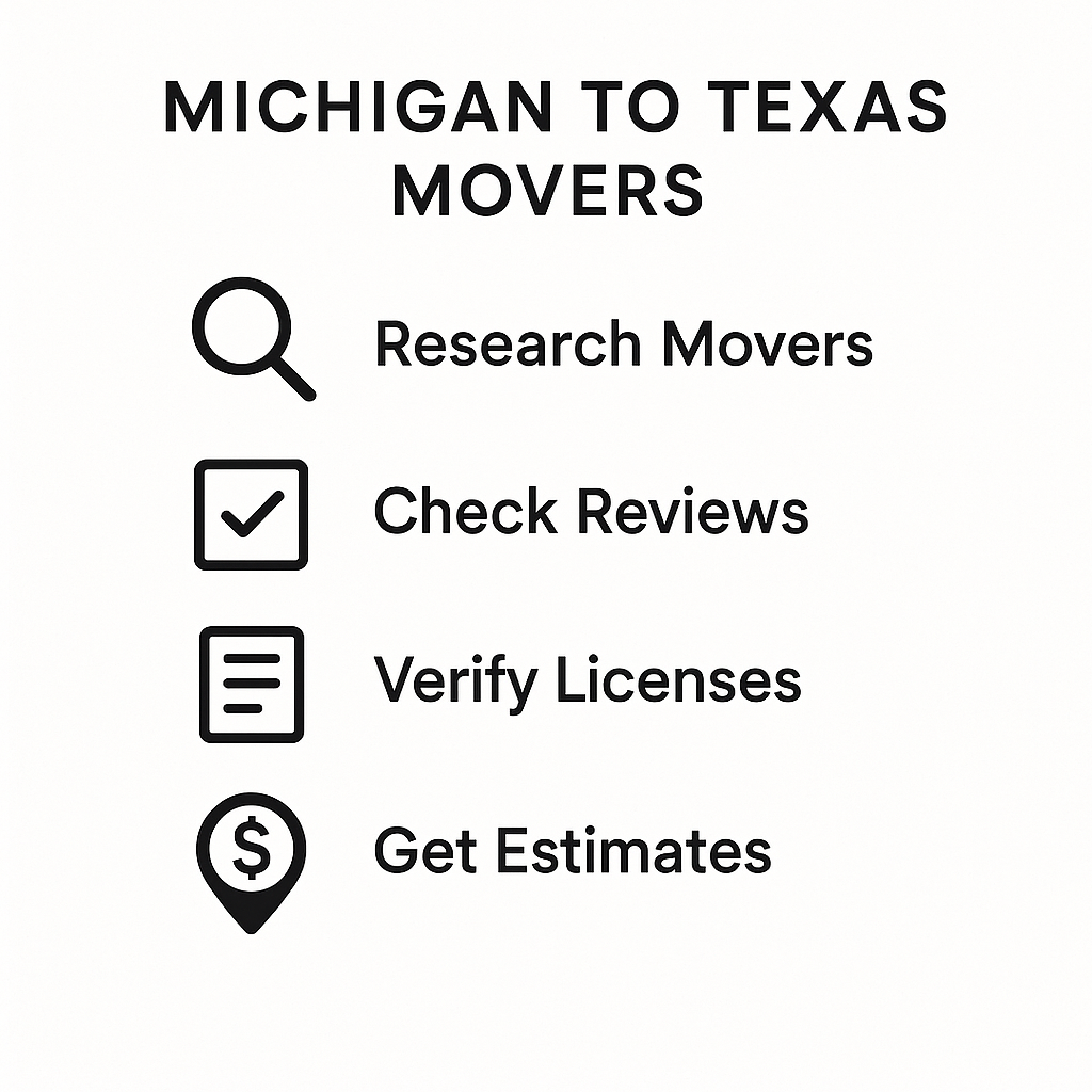 Michigan to Texas Movers