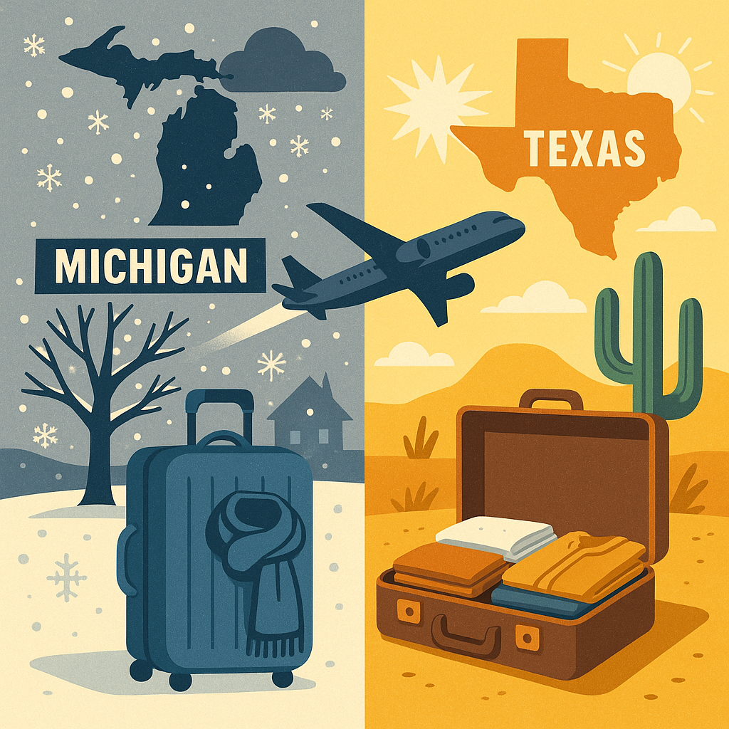 Michigan to Texas Movers